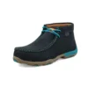 Twisted X Boots 'Twisted X' Women's Chukka Driving Moc EH Comp Toe - Dark Teal / Turquoise