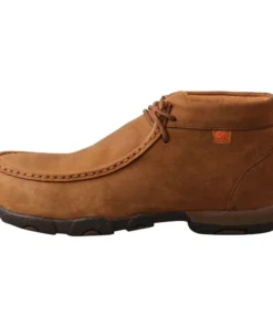 Twisted X Boots 'Twisted X' Women's 4" Chukka Driving Moc EH Steel Toe - Distressed Saddle 12 Twisted X Boots 'Twisted X' Women's 4