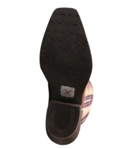 Twisted X Boots 'Twisted X' Women's 12" Ruff Stock Western Narrow Square Toe - Brown / Violet 13 Twisted X Boots 'Twisted X' Women's 12