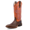Twisted X Boots 'Twisted X' Women's 13" Ruff Stock Western Square Toe - Brown / Orange 2 Twisted X Boots 'Twisted X' Women's 13" Ruff Stock Western Square Toe - Brown / Orange