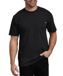 'Dickies' Heavyweight Crew T-Shirt - Black Men