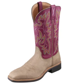 Twisted X Boots 'Twisted X' Women's 11" Top Hand - Magenta / Grey Tan