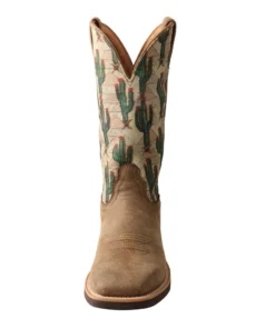 Twisted X Boots 'Twisted X' Women's 11" Top Hand Western Square Toe - Bomber / Cactus Print