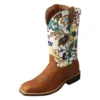 Twisted X Boots 'Twisted X' Women's 11" Top Hand Western - Tan / Floral 1 Twisted X Boots 'Twisted X' Women's 11" Top Hand Western - Tan / Floral