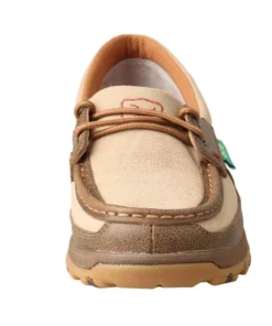 Twisted X Boots 'Twisted X' Women's CellStretch Boat Shoe Driving Moc - Bomber / Khaki