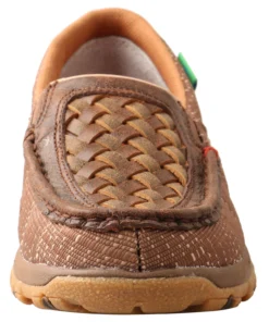 Twisted X Boots 'Twisted X' Women's Cellstretch Slip On Driving Moc - Woven Brown / Coffee 11 Twisted X Boots 'Twisted X' Women's Cellstretch Slip On Driving Moc - Woven Brown / Coffee