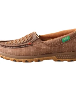 Twisted X Boots 'Twisted X' Women's Cellstretch Slip On Driving Moc - Woven Brown / Coffee 13 Twisted X Boots 'Twisted X' Women's Cellstretch Slip On Driving Moc - Woven Brown / Coffee