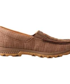 Twisted X Boots 'Twisted X' Women's Cellstretch Slip On Driving Moc - Woven Brown / Coffee 9 Twisted X Boots 'Twisted X' Women's Cellstretch Slip On Driving Moc - Woven Brown / Coffee