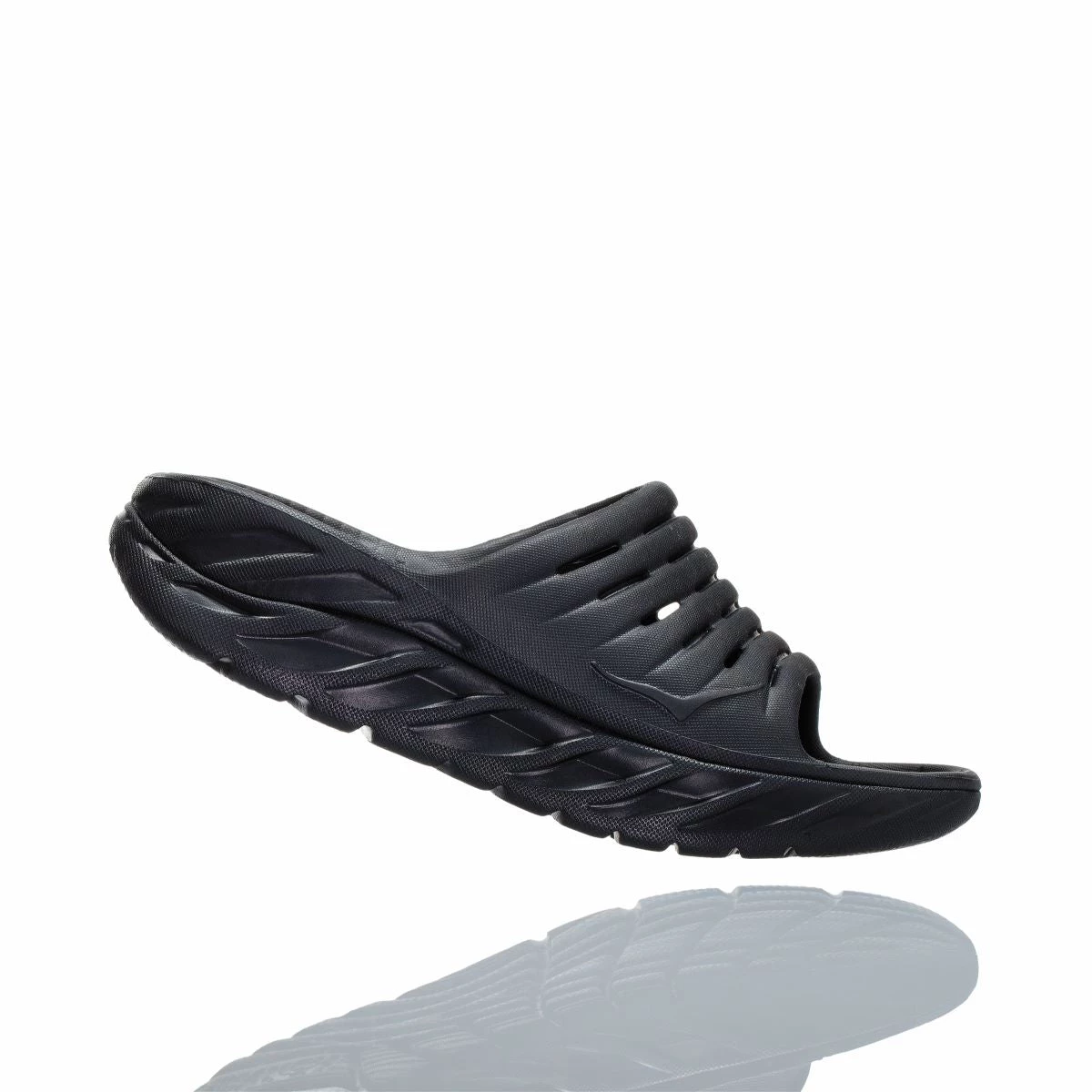 'HOKA' Women's Ora Recovery Slide - Black/Black 6 'HOKA' Women's Ora Recovery Slide - Black/Black