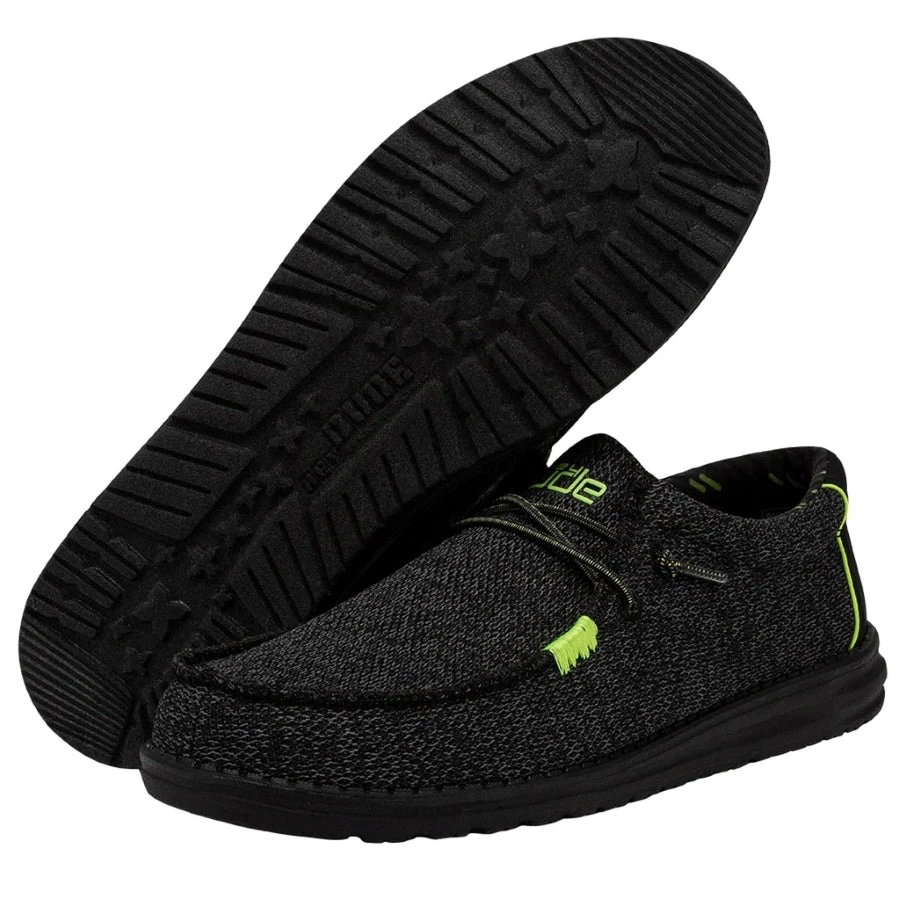 'Hey Dude' Wally Sox - Neon Lime Men 5 'Hey Dude' Wally Sox - Neon Lime Men