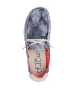 'Hey Dude' Women's Wendy - Tie Dye Navy Shoes & Boots
