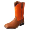 Twisted X Boots 'Twisted X' Youth 9" Western Square Toe - Tan / Orange 1 Twisted X Boots 'Twisted X' Youth 9" Western Square Toe - Tan / Orange