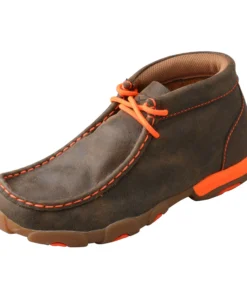 Twisted X Boots Kids 'Twisted X' Youth Chukka - Neon Orange