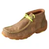 Twisted X Boots 'Twisted X' Kids' Driving Moccasin - Bomber / Neon Yellow