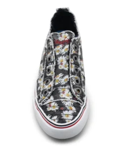 'Blowfish Malibu' Women's Play Slip On - Black Lazy Daisy