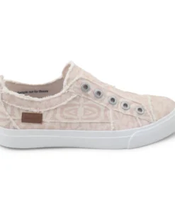 'Blowfish Malibu' Women's Play Slip On - Blush Paper Cat