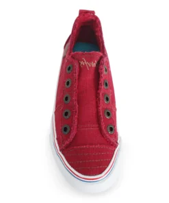'Blowfish Malibu' Women's Play Slip On - Jester Red Hipster Smoked Twill