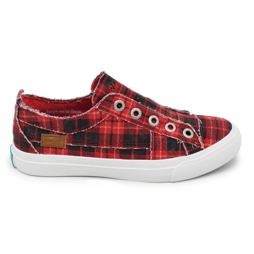 'Blowfish Malibu' Women's Play Slip On - Red Grand Canyon Plaid 4 'Blowfish Malibu' Women's Play Slip On - Red Grand Canyon Plaid