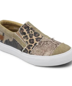 'Blowfish Malibu' Women's Maddox Slip On - Natural Snake Print