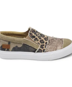 'Blowfish Malibu' Women's Maddox Slip On - Natural Snake Print