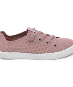 'Blowfish Malibu' Women's Free Spirit Slip On - Dusty Pink Flyknit