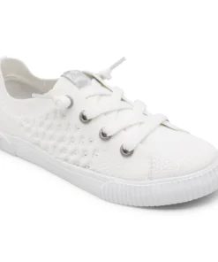 'Blowfish Malibu' Women's Free Spirit Slip On - Off White Flyknit