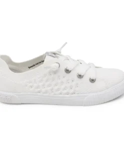 'Blowfish Malibu' Women's Free Spirit Slip On - Off White Flyknit