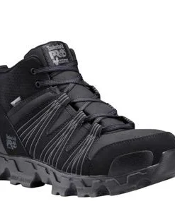 'Timberland Pro' Men's Powertrain Mid ESD Alloy Toe - Black / Gray