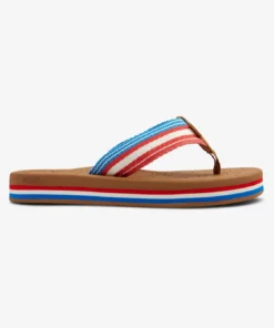 'Roxy' Women's Colbee Hi Sandal - Red / Blue