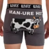 'Lazy One' Men's Man-ure Hot Brief - Grey