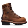 'Timberland Pro' Men's 8" Evergreen Logger EH WP Comp Toe - Brown