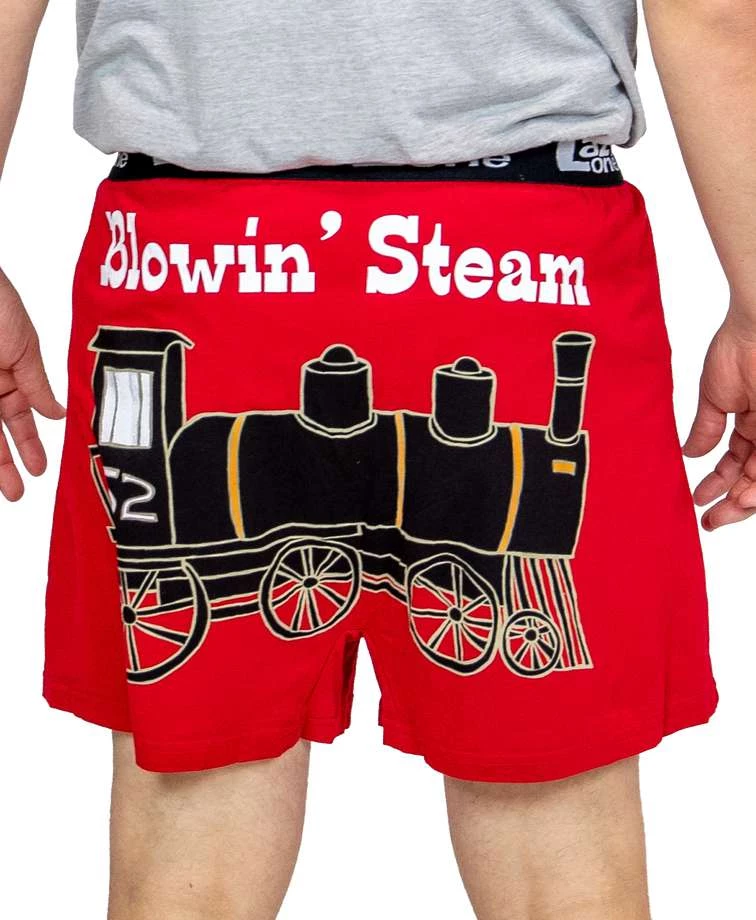 'Lazy One' Men's Blowin' Steam Boxer - Red 3 'Lazy One' Men's Blowin' Steam Boxer - Red