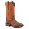 KARMAN ROPER 'Stetson' Men's 13" Winston Shark Vamp Square Toe - Brown / Brown