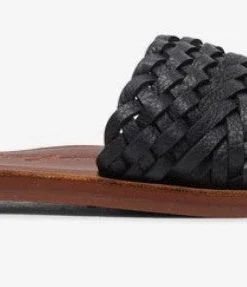 'Roxy' Women's Arabella LX Leather Sandal - Black