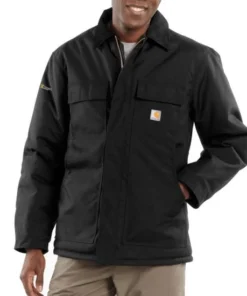 'Carhartt' Men's Full Swing Chore Coat - Black