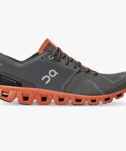 'On Running' Men's Cloud X - Rust / Rock