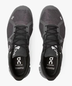 'On Running' Men's Cloudflow - Black / Asphalt 9 'On Running' Men's Cloudflow - Black / Asphalt