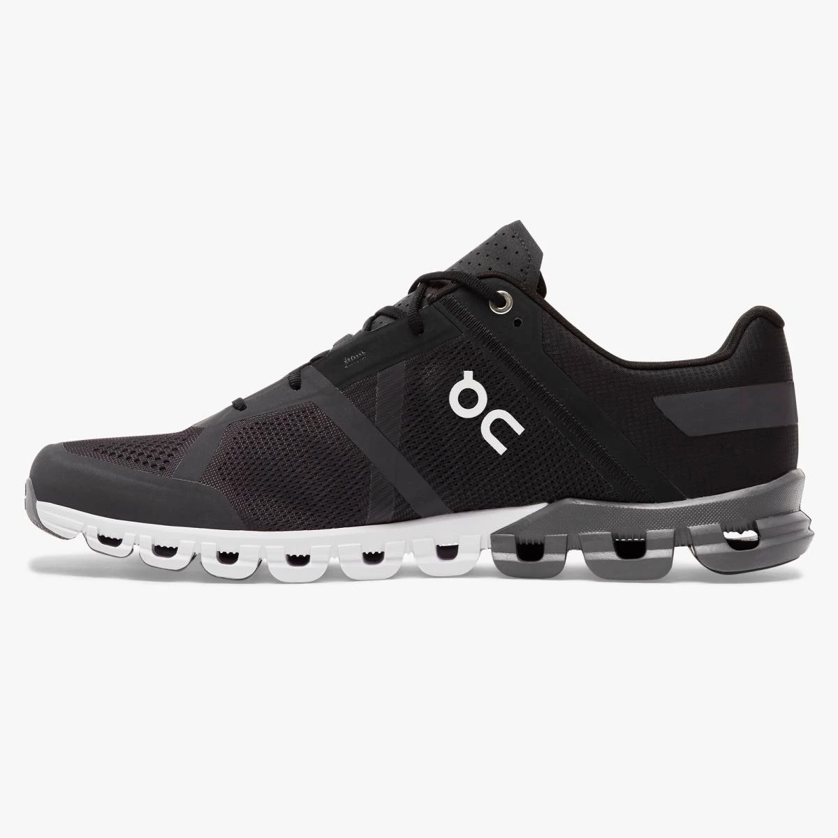 'On Running' Men's Cloudflow - Black / Asphalt 8 'On Running' Men's Cloudflow - Black / Asphalt