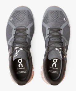 'On Running' Women's Cloudflow - Rock / Rose (Wide)