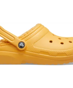 'Crocs' Women's Classic Lined Clog - Orange Sorbet