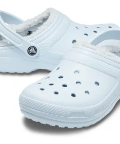 'Crocs' Women's Classic Lined Clog - Mineral Blue