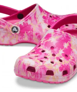 'Crocs' Women's Classic Beach Dye Clog - Candy Pink