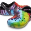 'Crocs' Unisex Classic Lined Tie Dye Clog - Multi / Black Shoes & Boots