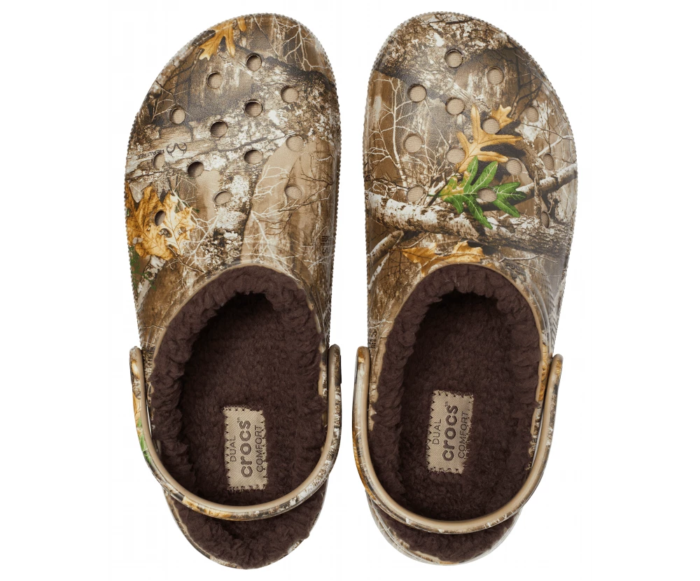 'Crocs' Unisex Classic Realtree Edge® Lined Clog - Chocolate / Chocolate Men 4 'Crocs' Unisex Classic Realtree Edge® Lined Clog - Chocolate / Chocolate Men