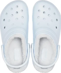 'Crocs' Women's Classic Lined Clog - Mineral Blue