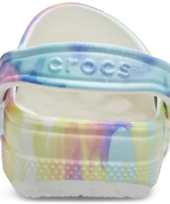 'Crocs' Women's Classic Tie Dye - White / Multi