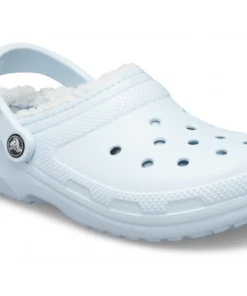 'Crocs' Women's Classic Lined Clog - Mineral Blue