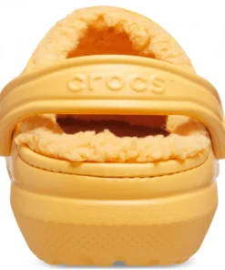 'Crocs' Women's Classic Lined Clog - Orange Sorbet