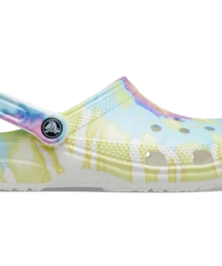 'Crocs' Women's Classic Tie Dye - White / Multi