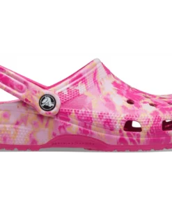 'Crocs' Women's Classic Beach Dye Clog - Candy Pink